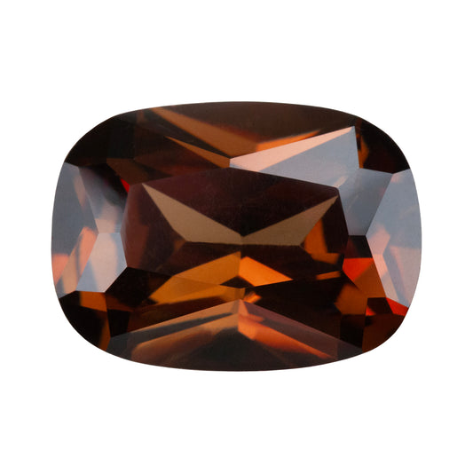 Cubic Zirconia - Smoked Topaz - Barrel
