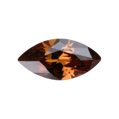 Cubic Zirconia - Smoked Topaz - Marquise