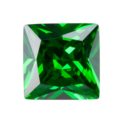 Cubic Zirconia - Colombian Emerald - Square