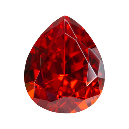 Cubic Zirconia - Fire Opal - Pear