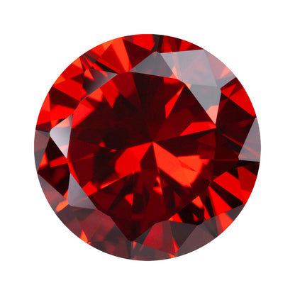 Cubic Zirconia - Fire Opal - Round