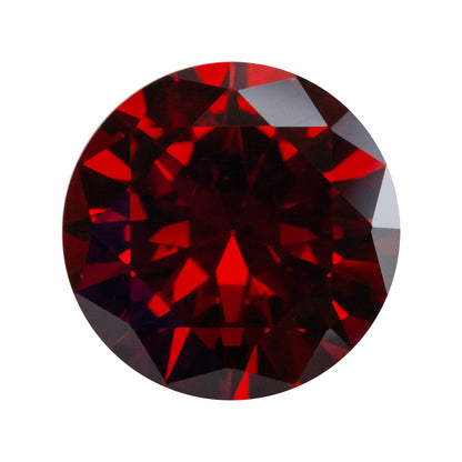 Cubic Zirconia - Hessonite Garnet - Round