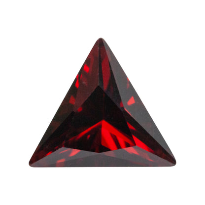 Cubic Zirconia - Hessonite Garnet - Triangle