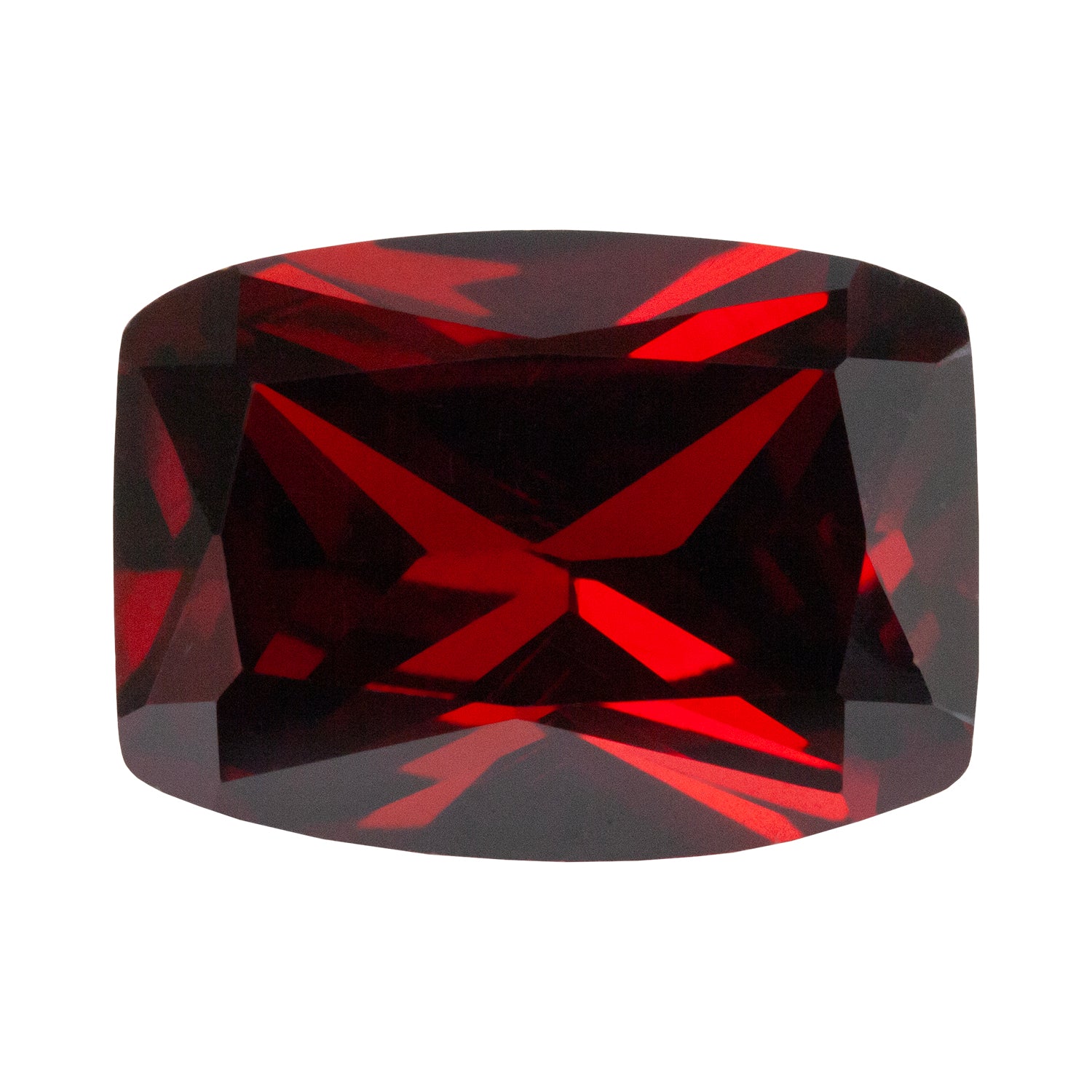 Cubic Zirconia - Hessonite Garnet - Barrel