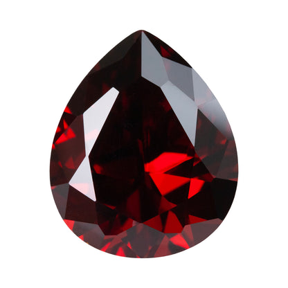Cubic Zirconia - Hessonite Garnet - Pear