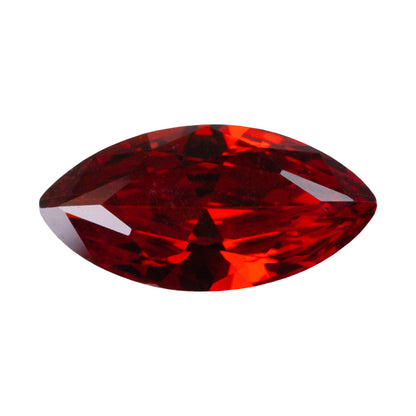 Cubic Zirconia - Hessonite Garnet - Marquise