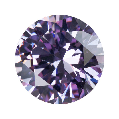 Cubic Zirconia - Lavender - Round