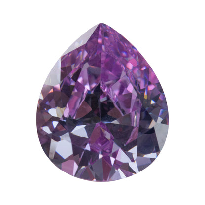 Cubic Zirconia - Lavender - Pear