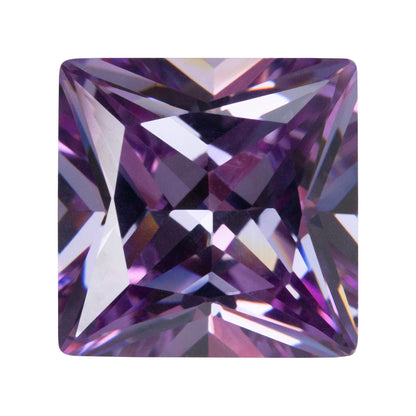 Cubic Zirconia - Lavender - Square