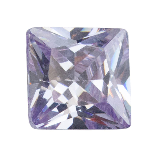 Cubic Zirconia - Lavender - Square