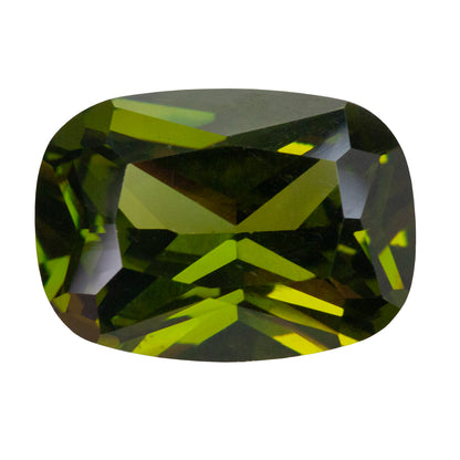 Cubic Zirconia - Olivine - Barrel