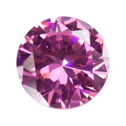 Cubic Zirconia - Pink Sapphire - Round