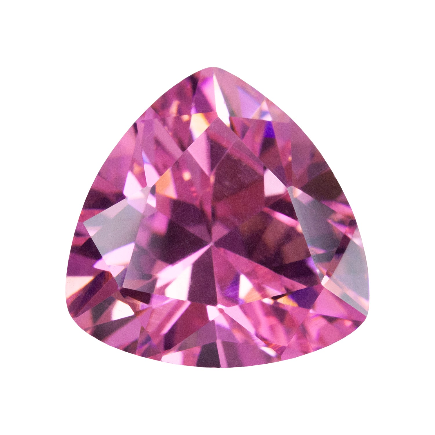 Cubic Zirconia - Pink Sapphire - Trillion