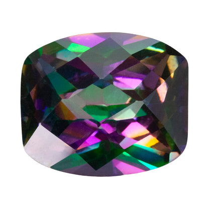 Cubic Zirconia - Alexandrite - Barrel - Checkerboard