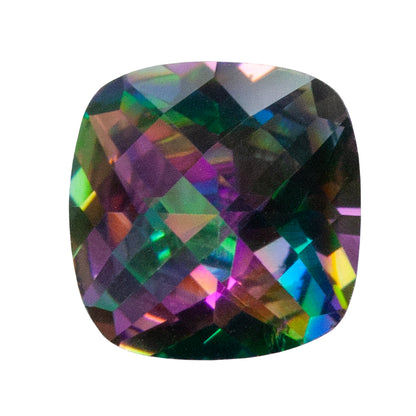 Cubic Zirconia - Alexandrite - Cushion - Checkerboard