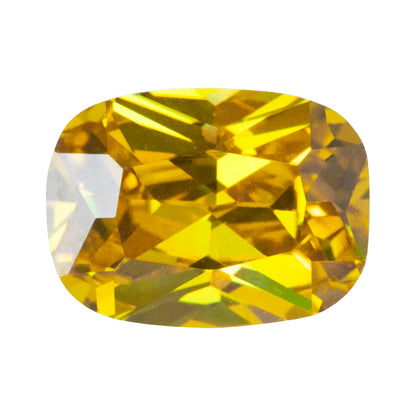Cubic Zirconia - Yellow Diamond - Barrel