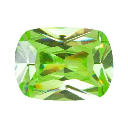Cubic Zirconia - Green Apple - Barrel