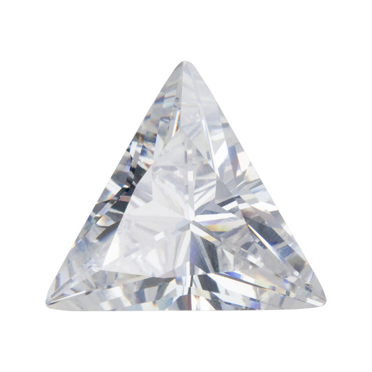 Cubic Zirconia - White Diamond - Triangle