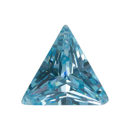 Cubic Zirconia - Blue Topaz - Triangle