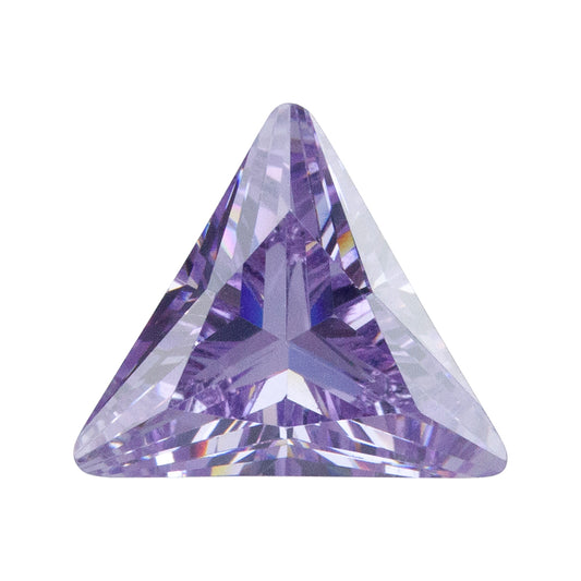 Cubic Zirconia - Lavender - Triangle