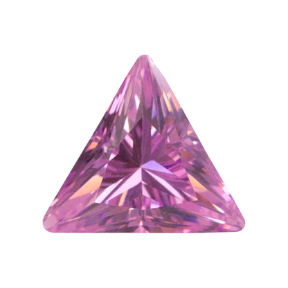 Cubic Zirconia - Pink Sapphire - Triangle