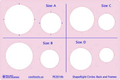 Pam East ShapeRight™ Forming System - Circles - Cool Tools