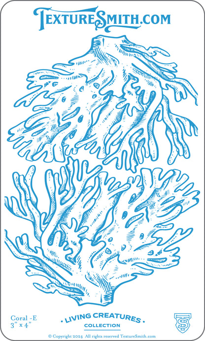 graphic Texture Smith Texture Mat - Living Creatures Collection - Coral
