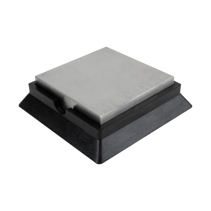 Bench Block - Steel & Rubber 4"