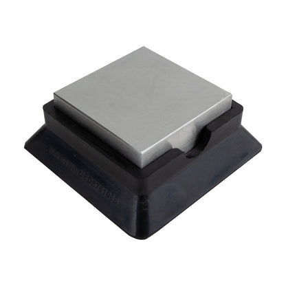 Bench Block - Rubber and Steel - 2" x 2" x 1-1/4"