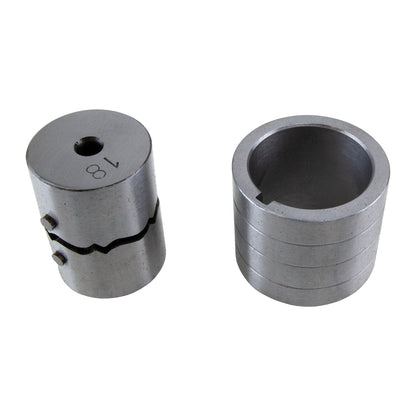 Wubbers® Ring &amp; Hoop Press - Fancy Scallop

There’s no need for an expensive hydraulic press to use this tool—simply use a weighted rawhide mallet or a large rubber mallet to hammer the top of the press, creating the pressure needed to form the wire that has been placed inside.
