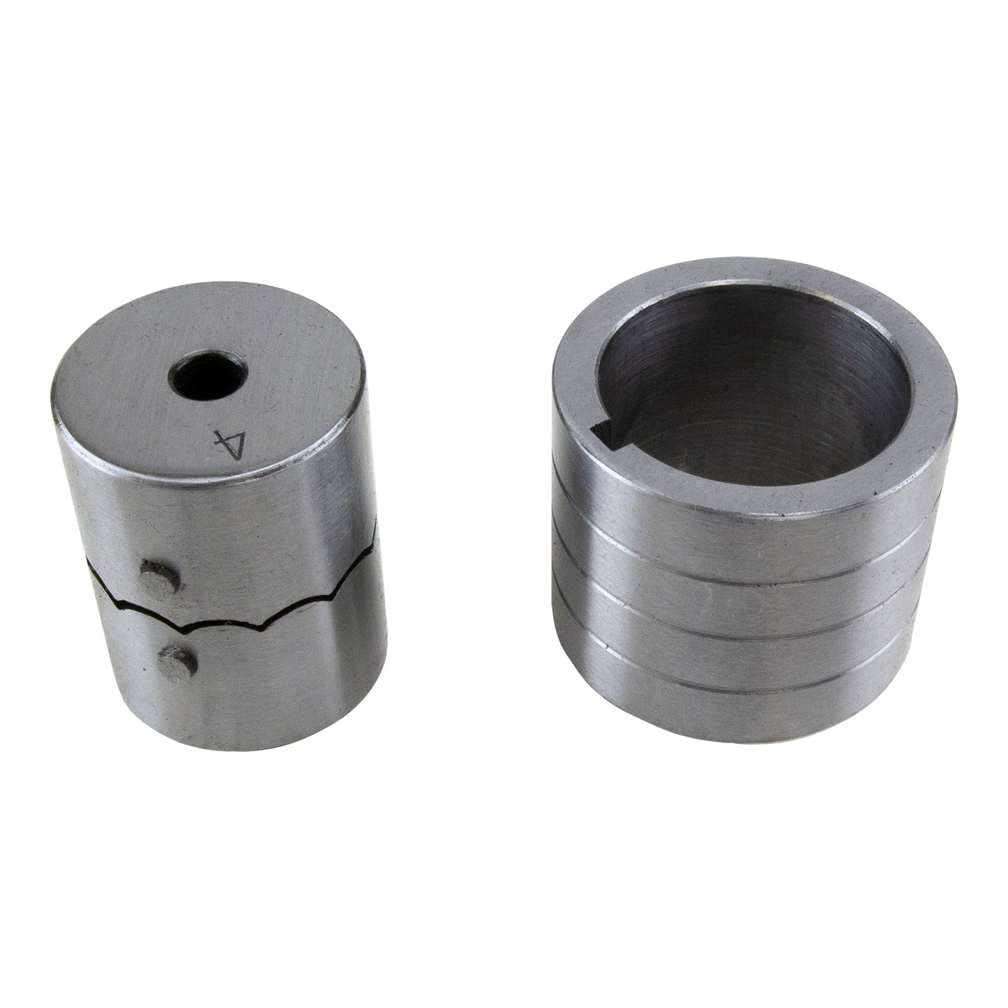 Wubbers® Ring &amp; Hoop Press - Scallop 12

There’s no need for an expensive hydraulic press to use this tool—simply use a weighted rawhide mallet or a large rubber mallet to hammer the top of the press, creating the pressure needed to form the wire that has been placed inside.