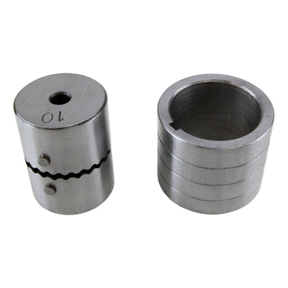 Wubbers® Ring &amp; Hoop Press - Transverse 24

There’s no need for an expensive hydraulic press to use this tool—simply use a weighted rawhide mallet or a large rubber mallet to hammer the top of the press, creating the pressure needed to form the wire that has been placed inside.