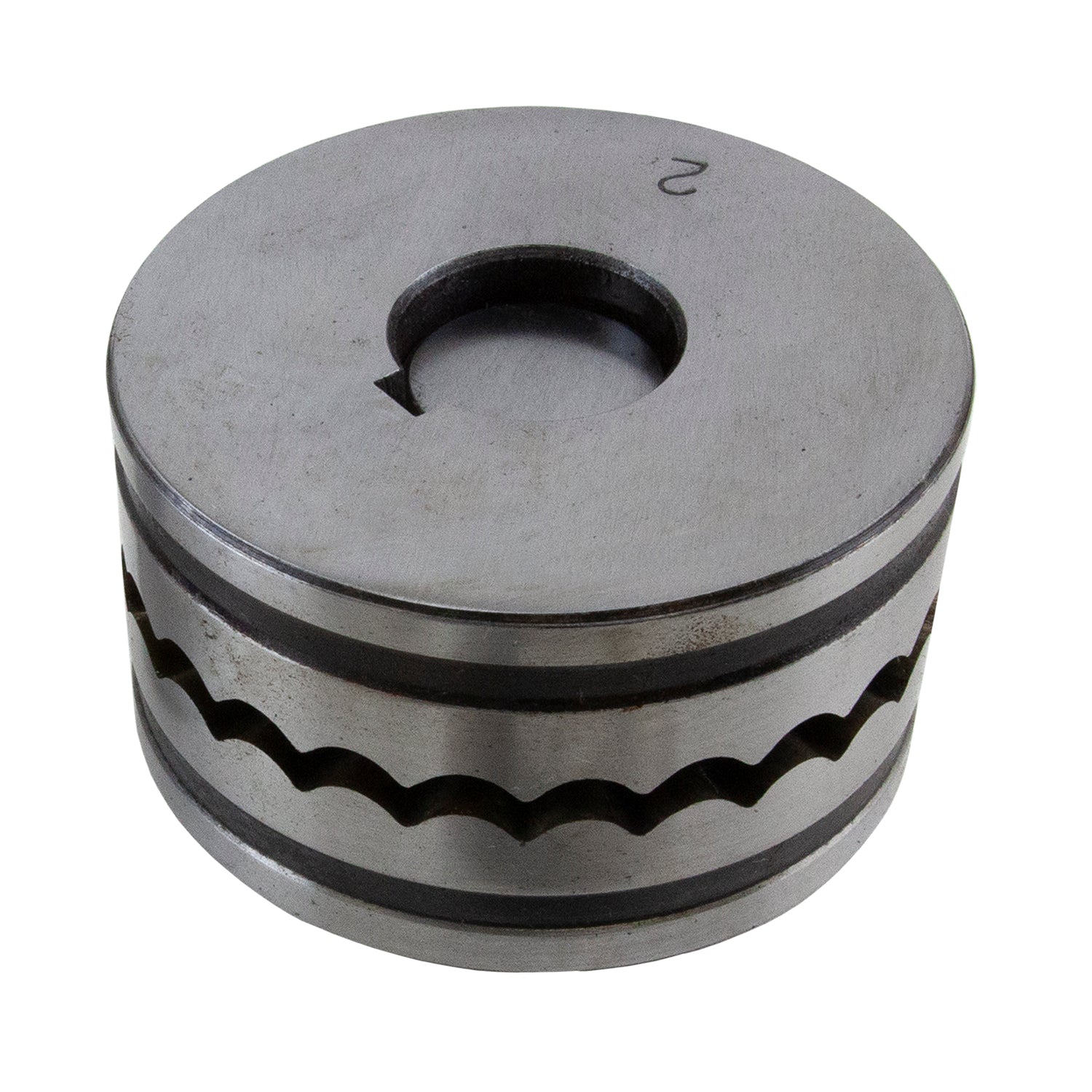 Wubbers® Bangle Press

Now make patterned or "wavy" bangles and hoop earrings without the need for a hydraulic press! Simply use a weighted rawhide mallet or a large rubber mallet to hammer the top of the press, creating the pressure needed to form the wire that has been placed inside.