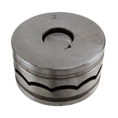 Wubbers® Bangle Press

Now make patterned or "wavy" bangles and hoop earrings without the need for a hydraulic press! Simply use a weighted rawhide mallet or a large rubber mallet to hammer the top of the press, creating the pressure needed to form the wire that has been placed inside.