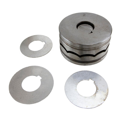 Wubbers® Bangle Press

Now make patterned or "wavy" bangles and hoop earrings without the need for a hydraulic press! Simply use a weighted rawhide mallet or a large rubber mallet to hammer the top of the press, creating the pressure needed to form the wire that has been placed inside.