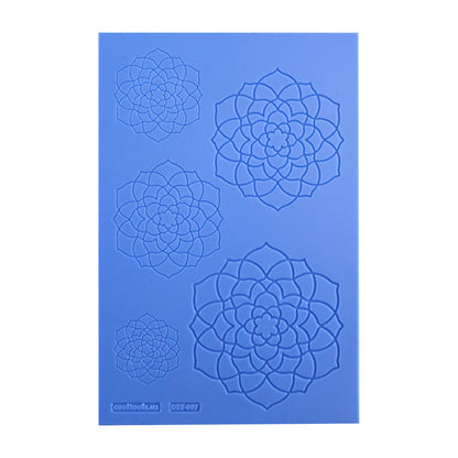 blue Delicate Element Texture - Succulent 