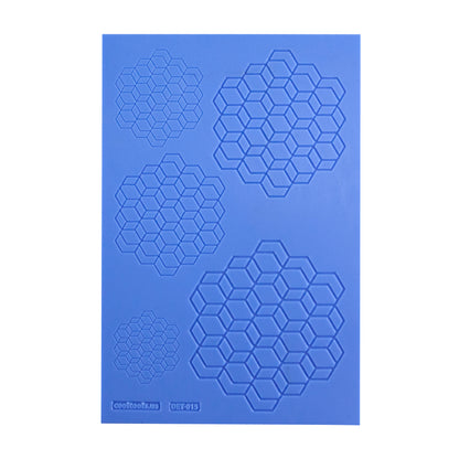 blue Delicate Element Texture - Isometric Illusion 