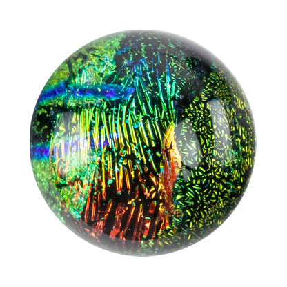 Dichroic Cabochons - Gold Small - 6mm to 10mm