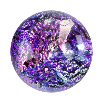 Dichroic Cabochons - Pink Small - 6mm to 10mm