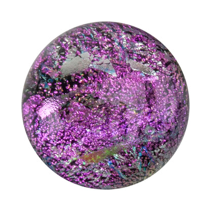 Dichroic Cabochons - Pink Medium - 12mm to 16mm