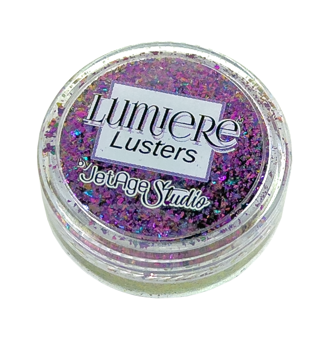 jar of Lumiere Lusters - Blue Thunder