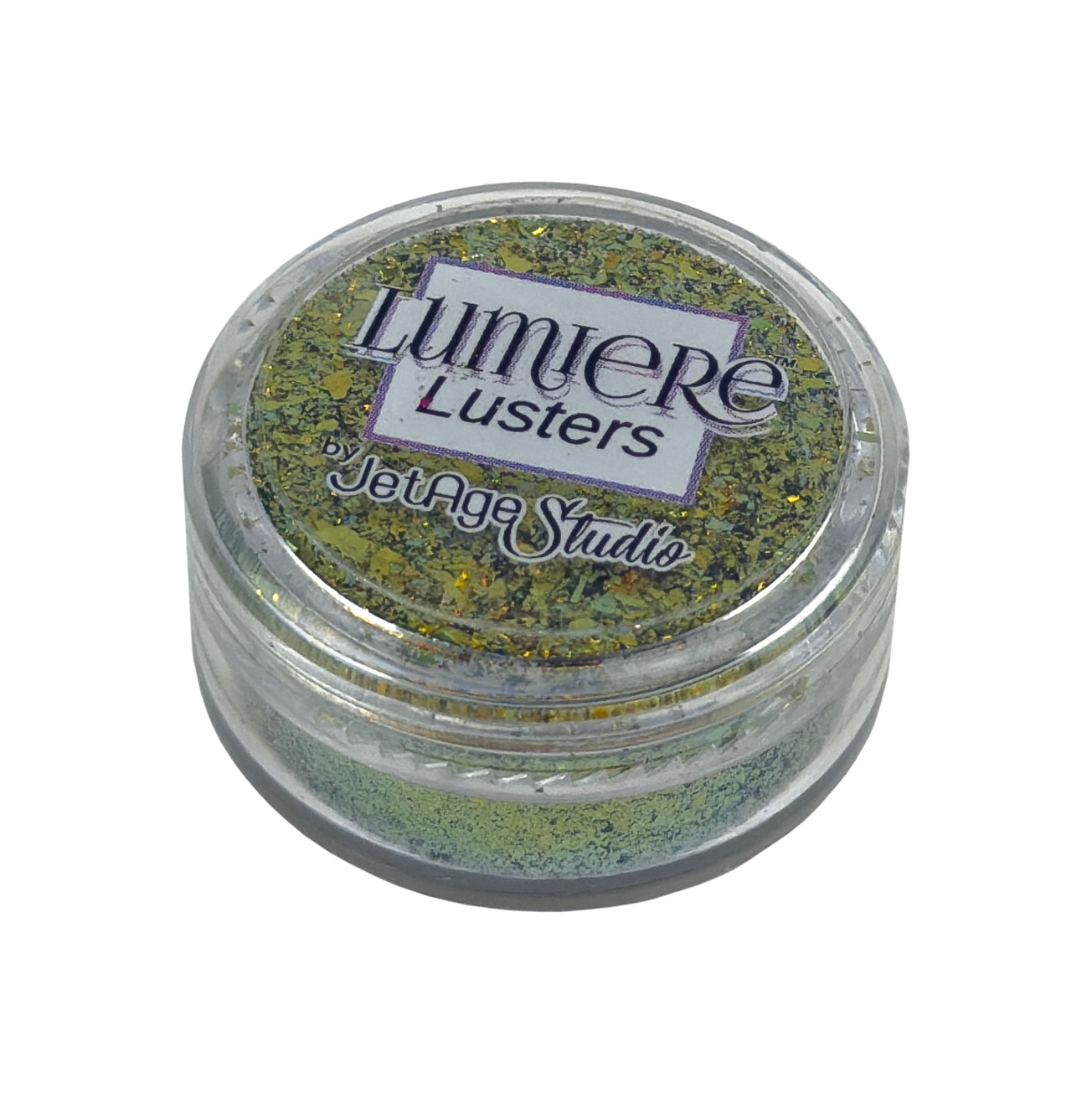 jar of Lumiere Lusters - Limelight Gold