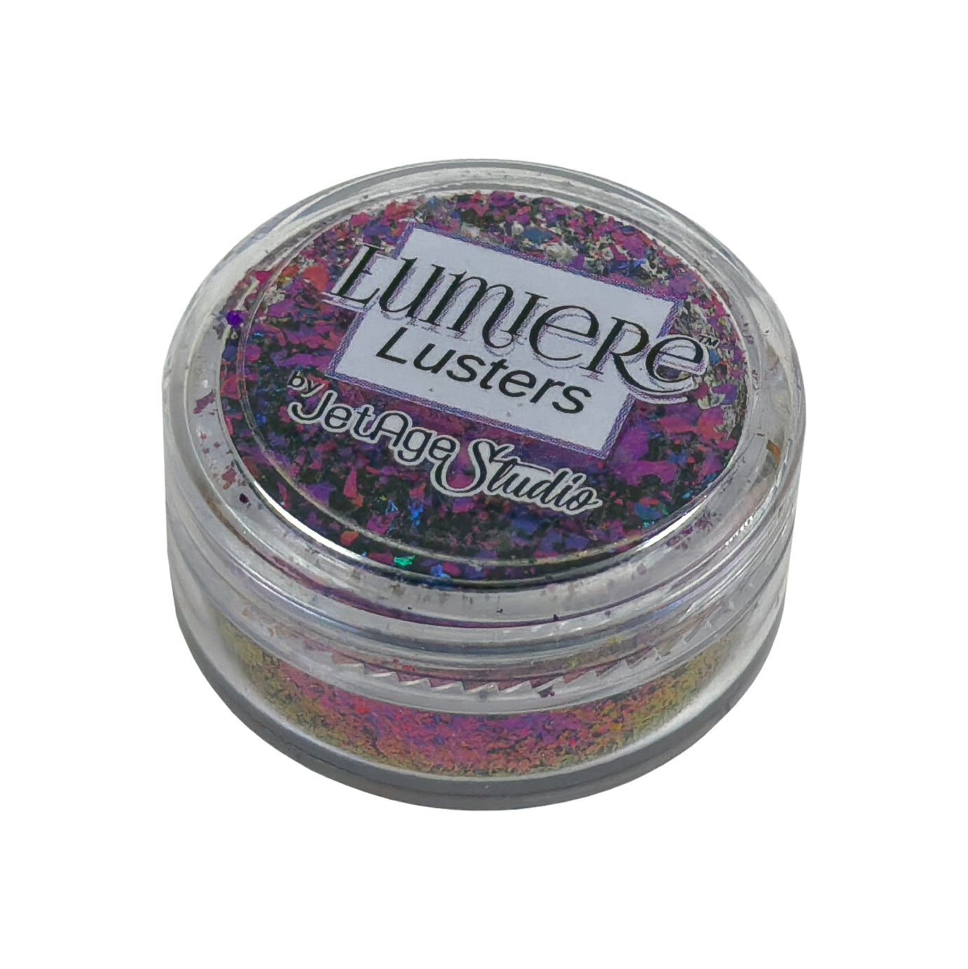 jar of Lumiere Lusters - Peacock