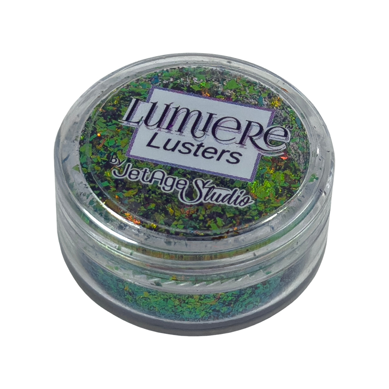 jar of Lumiere Lusters - Rhubarb