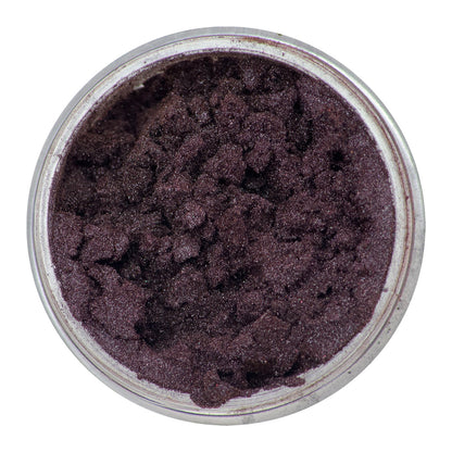 open jar of Ultra Fine Chameleon Pigment Powder - Black Cherry