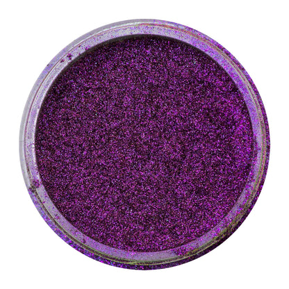 open jar of Ultra Fine Chameleon Pigment Powder - Bougainvillea