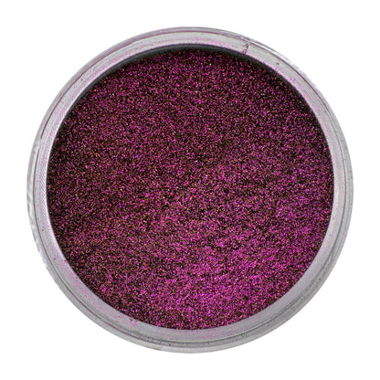 open jar of Ultra Fine Chameleon Pigment Powder - Oasis Sunrise