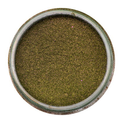 open jar of Ultra Fine Chameleon Pigment Powder - Rose Bud