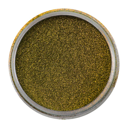 open jar f Ultra Fine Chameleon Pigment Powder - Saffron Gold