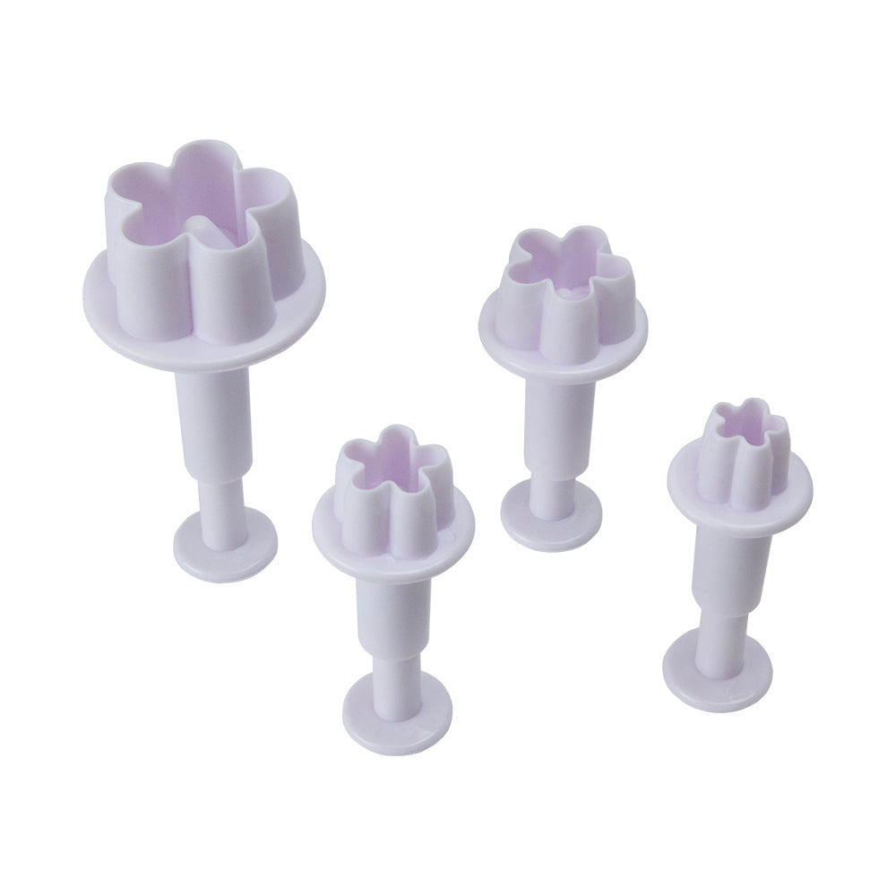 lavender plastic Shape Cutter Set - Flower